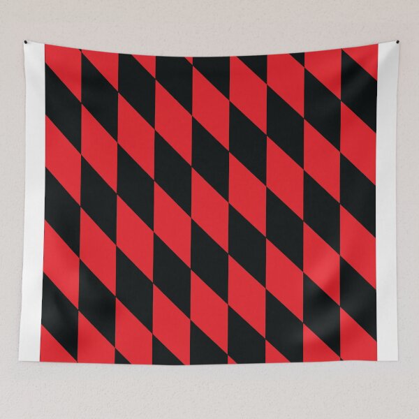 Item preview, Checkered Rhomboids "Red-Black" designed and sold by MHich.