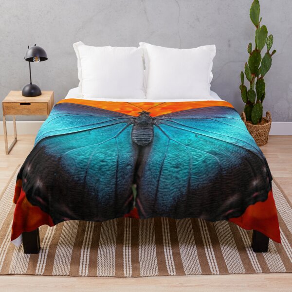 Item preview, butterfly, butterfly print, butterfly art,Tapestries,Tapestry,throw blankets,comforters,duvet covers , floral design, flower, flowers, nature, summer, green, watercolor, flower print designed and sold by eyesight4vision.