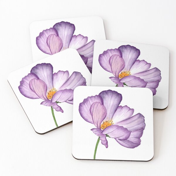 Item preview, Purple Cosmos Flower  designed and sold by AmyBlossomArt.