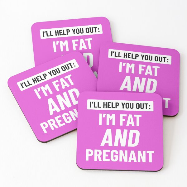Item preview, I’m Fat AND Pregnant designed and sold by ClickForMore.