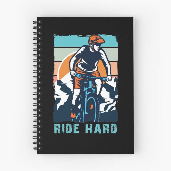 Item preview, Ride Hard Mountain Biking Downhill Adventure Bike Trail Vintage Design designed and sold by trendyzcom.