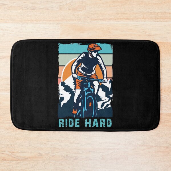 Item preview, Ride Hard Mountain Biking Downhill Adventure Bike Trail Vintage Design designed and sold by trendyzcom.