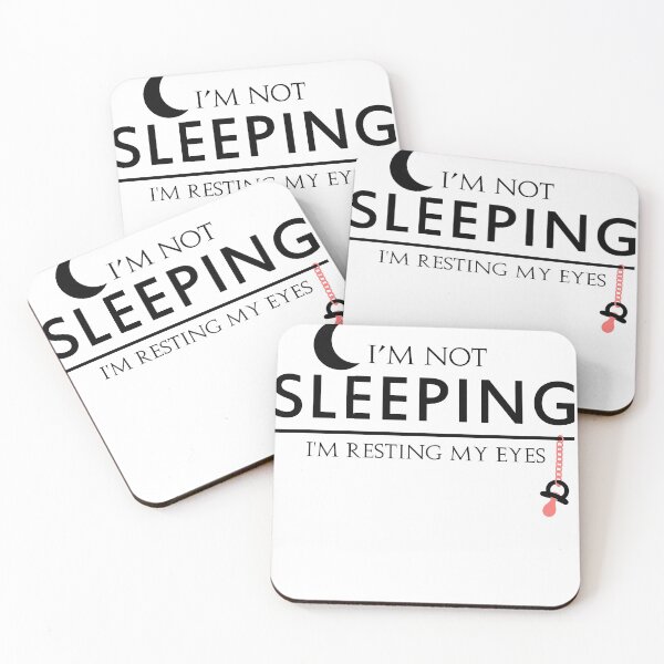 Item preview, I'm Not Sleeping I'm Resting My Eyes designed and sold by GoldenGerrari.