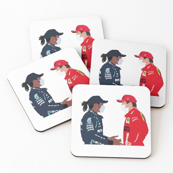 Item preview, Lewis Hamilton and Charles Leclerc talking ahead of the 2021 French Grand Prix 2021 designed and sold by royaldutchness.
