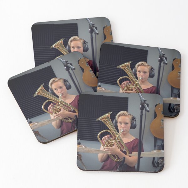Item preview, Girl Playing Alto Horn designed and sold by Ole's Music.