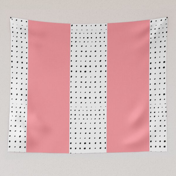 Item preview, Black and white polka dots pattern-Pink back-ground designed and sold by Mammanation.