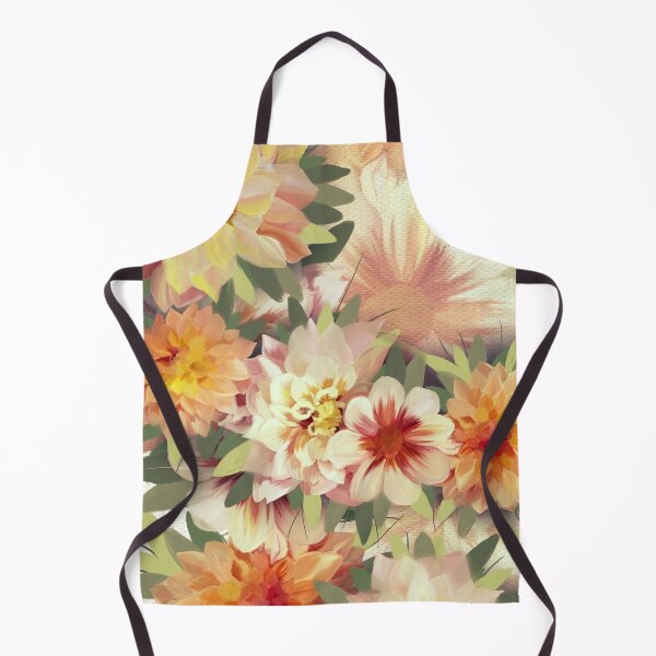 Item preview, Retro autumnal flower heads designed and sold by Daizi Rae.