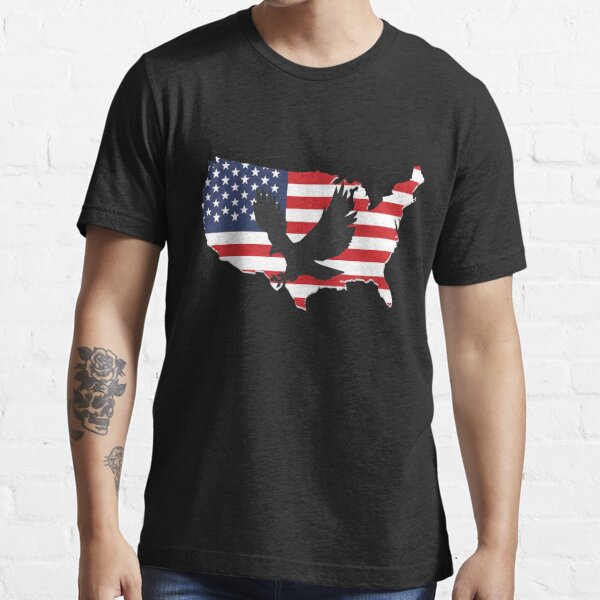 Red, White, & Blue Flying Eagle T-Shirt – Lindback Eagles