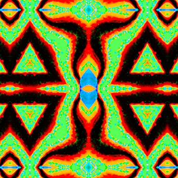 Artwork thumbnail, Identifying Shapes abstract pattern by Code03 by Code03