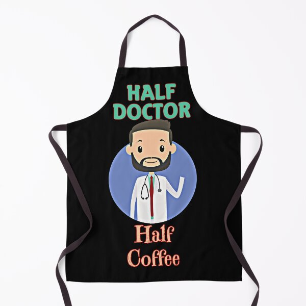 Item preview, Half Doctor Half Coffee - Funny designed and sold by Cool Store.