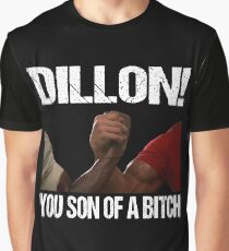 Schwarzenegger Dillon Predator Arm Wrestle Graphic T-Shirt