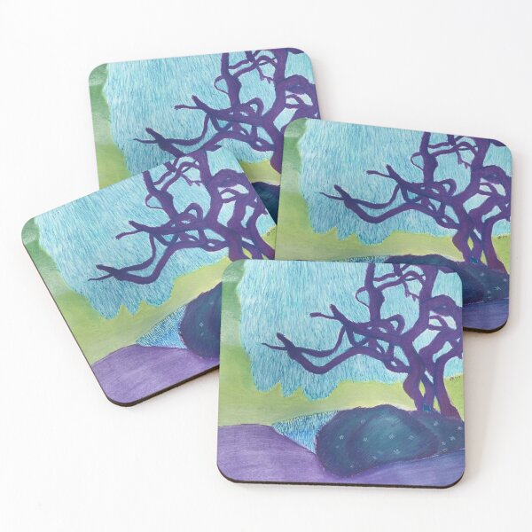 Item preview, Cool Color Fall Scene  designed and sold by WonderpuppyArt.