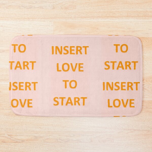 Item preview, Insert Love to Start Orange designed and sold by LeonardoDigenio.