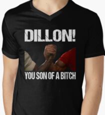 Schwarzenegger Dillon Predator Arm Wrestle Men's V-Neck T-Shirt