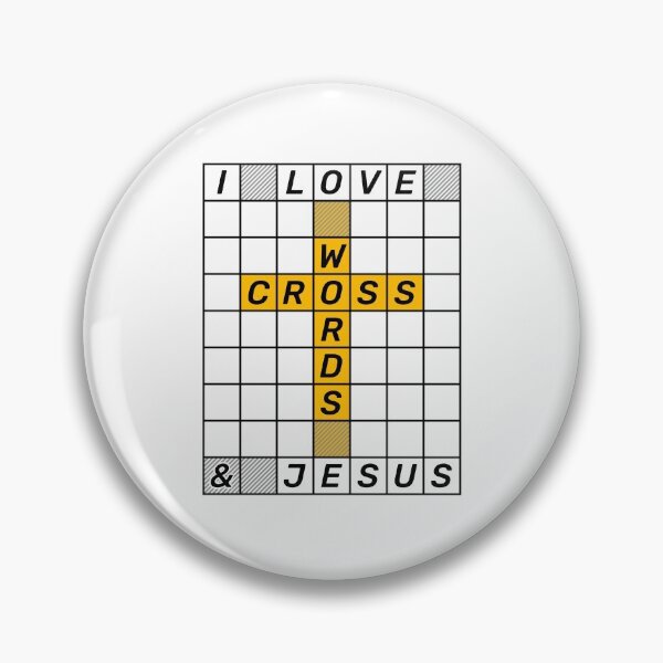 Item preview, I Love Crosswords And Jesus designed and sold by ClickForMore.