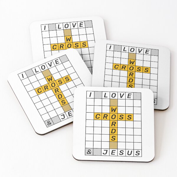 Item preview, I Love Crosswords And Jesus designed and sold by ClickForMore.