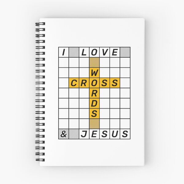 Item preview, I Love Crosswords And Jesus designed and sold by ClickForMore.
