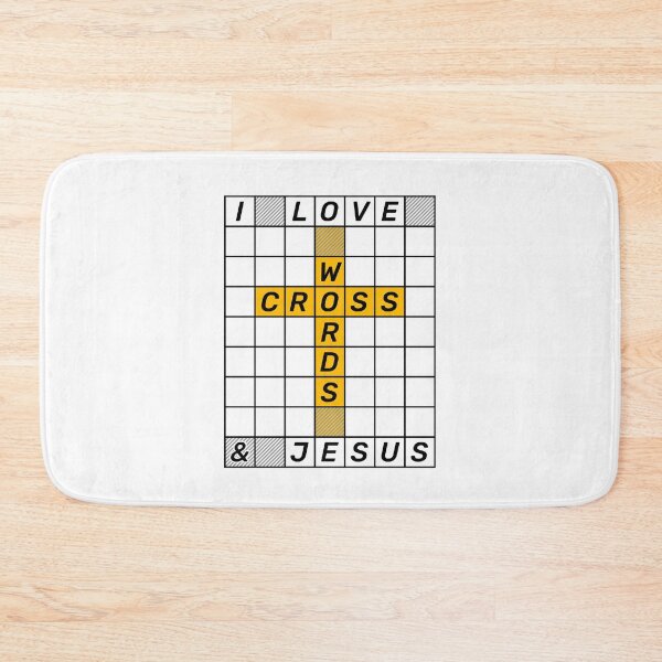 Item preview, I Love Crosswords And Jesus designed and sold by ClickForMore.