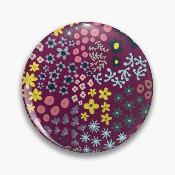 Item preview, Wildflower meadow burgundy  designed and sold by Kamaloca.