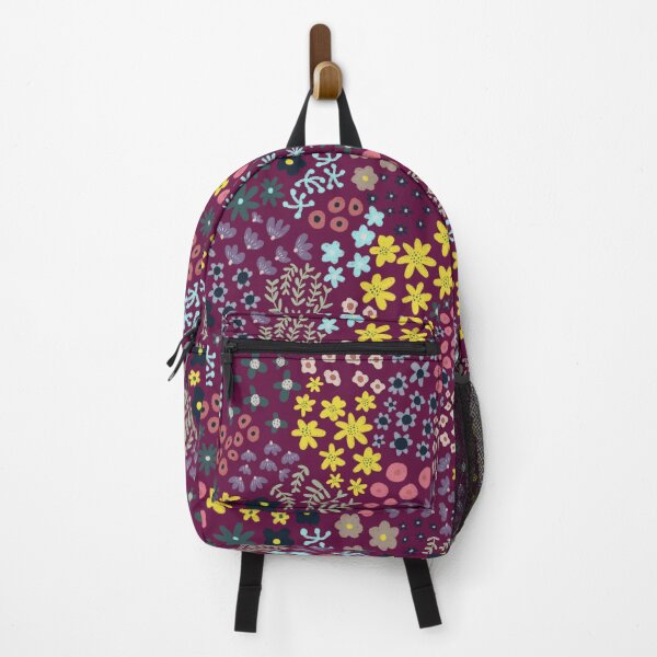 Item preview, Wildflower meadow burgundy  designed and sold by Kamaloca.
