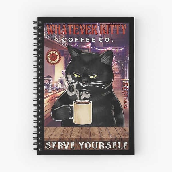 Item preview, Black Cat Coffee Funny Cat quotes gift designed and sold by Douglafa.