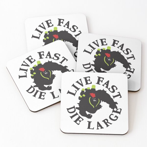 Item preview, LIVE FAST DIE LARGE designed and sold by Tabletop Battles.