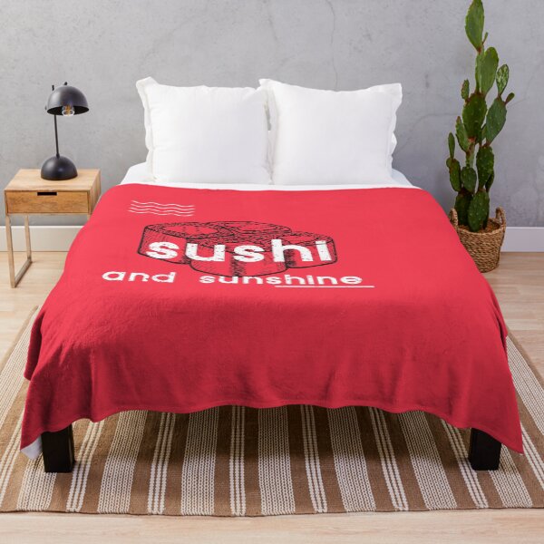 Item preview, Sushi And Sunshine Vintage Sunset Summer Beach Food designed and sold by art-fox.
