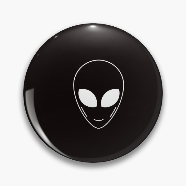 Item preview, Diseño de logotipo de icono de cara alienígena aislado blanco designed and sold by WearWolfDesigns.