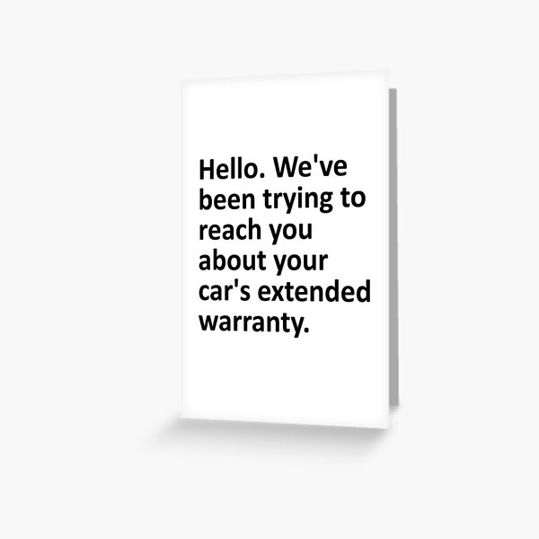 Item preview, Trying To Reach You Regarding Your Car's Warranty designed and sold by ClickForMore.