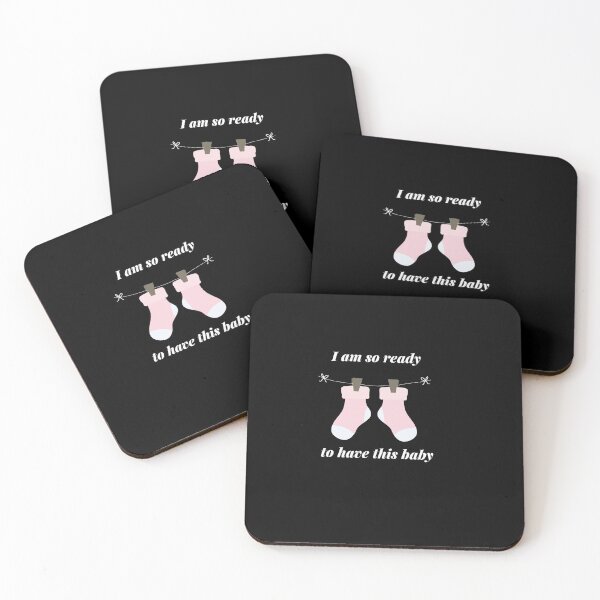 Item preview, I am so ready to have this baby, cute quotes for pregnancy gifts designed and sold by DANT-shirts.