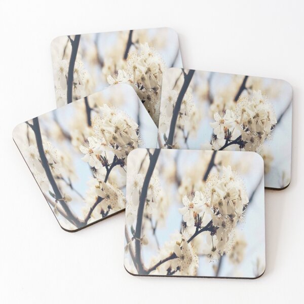 Item preview, White cherry blossoms designed and sold by toristreasures.