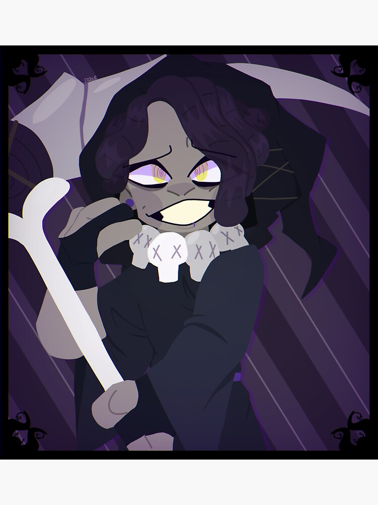 "Licorice cookie lineless art (cookie run)" Sticker for Sale by blue