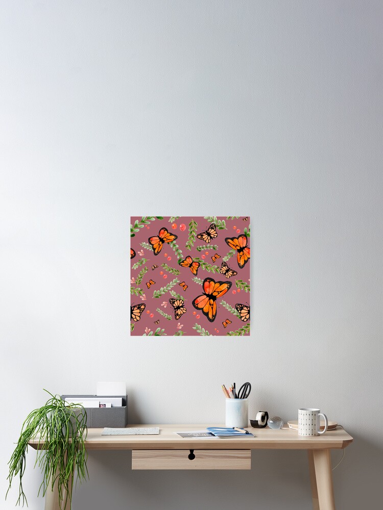 Thumbnail 2 of 3, Poster, Butterflies - Rapport designed and sold by ArteriabyJudith.