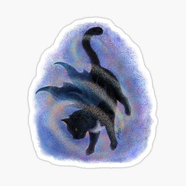 Cat-si the Fairy Cat Sticker