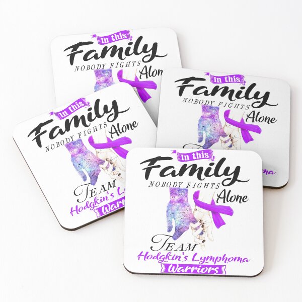 Item preview, In This Family No One Fights Alone Team Hodgkin's Lymphoma Warrior designed and sold by deputylove.