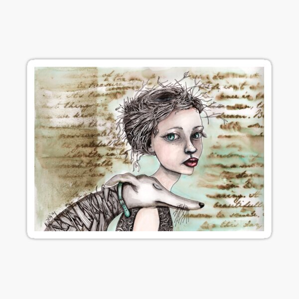 Amy's nest Sticker