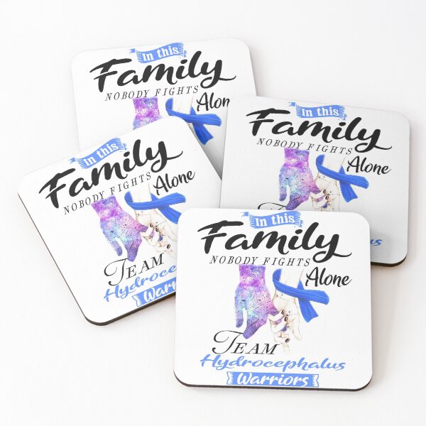 Item preview, In This Family No One Fights Alone Team Hydrocephalus Warrior designed and sold by deputylove.