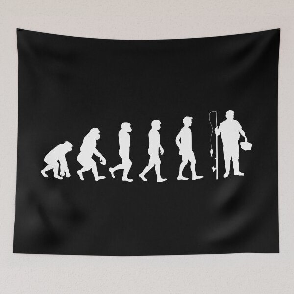 Item preview, Evolution Of Man Fishing designed and sold by khaled11591.