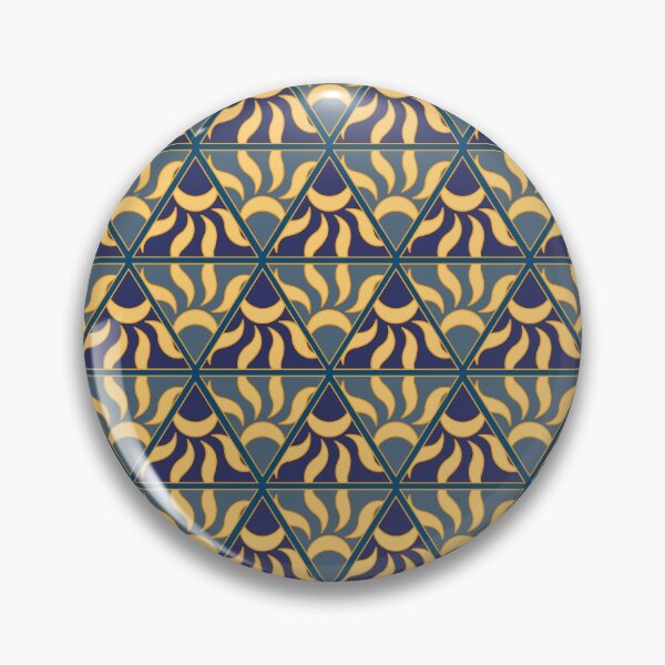 Item preview, Sunrise Sunset Blue Gold Pattern designed and sold by jeff-jones.