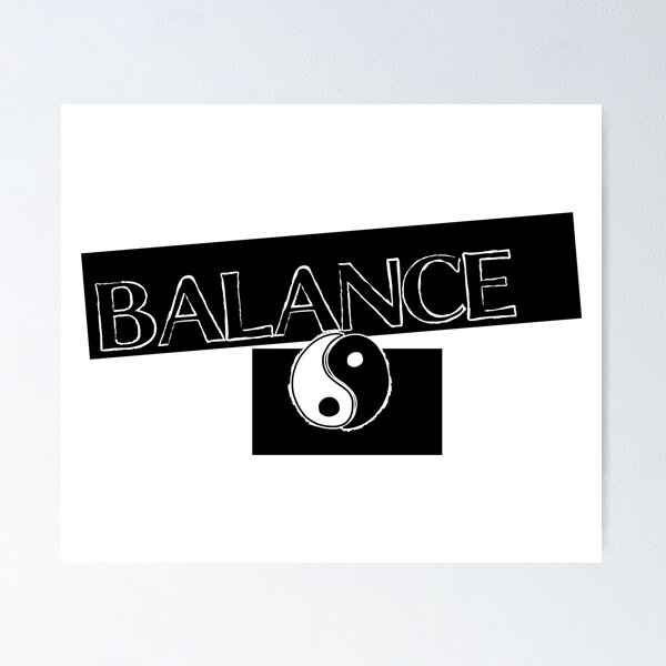 Item preview, BALANCE & Breathe YinYang - Funny mindfulness - Zen AF - Chill Out designed and sold by originalsusie.
