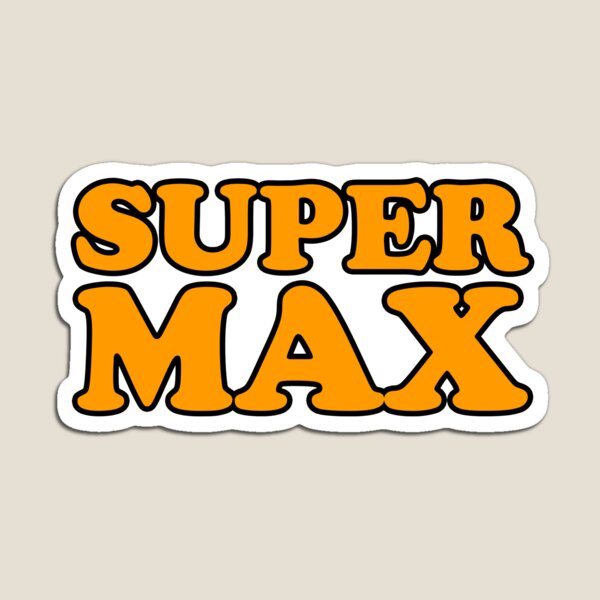 Super Max - Max Verstappen Formula 1 Magnet