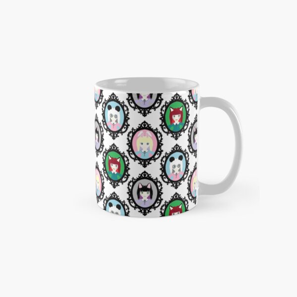 Kawaii Cosplay Girl - Bunny, Fox, Panda & Cat Classic Mug