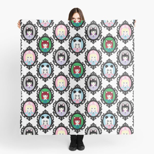 Kawaii Cosplay Girl - Bunny, Fox, Panda & Cat Scarf