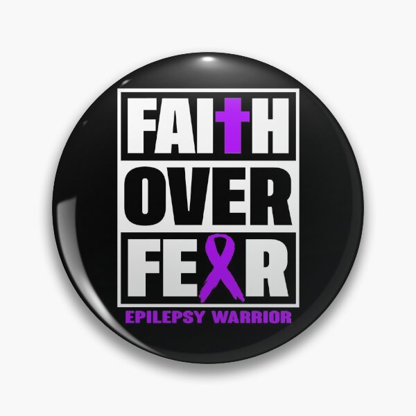 Item preview, Faith Over Fear Epilepsy Awareness designed and sold by Gillosina.