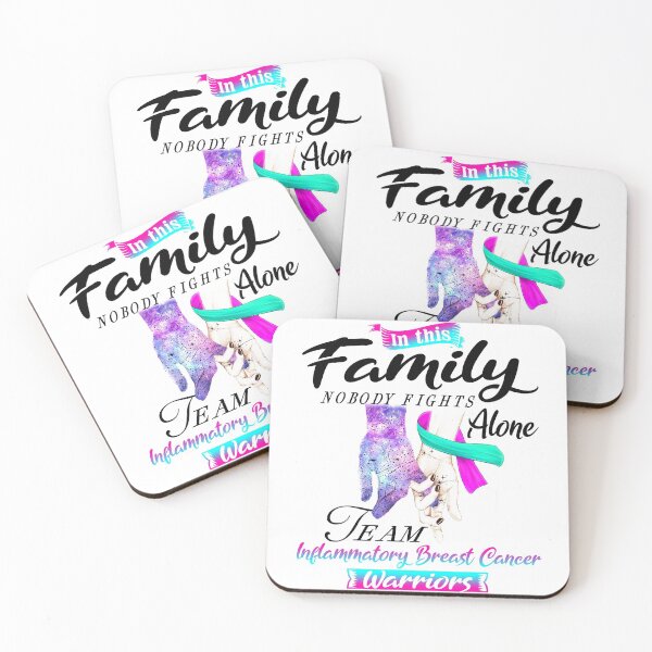 Item preview, In This Family No One Fights Alone Team Inflammatory Breast Cancer Warrior designed and sold by deputylove.