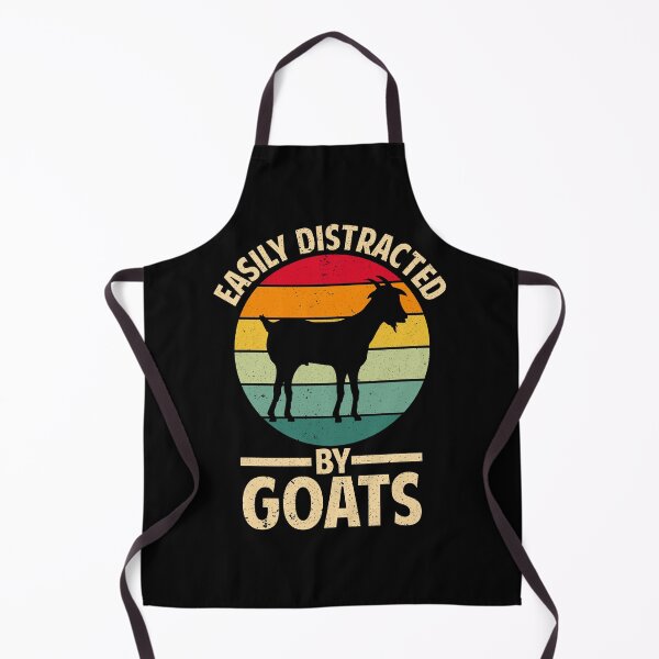 Item preview, Easily Distracted By Goats: Goat, Goat Lover, Farmer, Farm Life, Funny Retro Vintage Goat designed and sold by Simoakn.