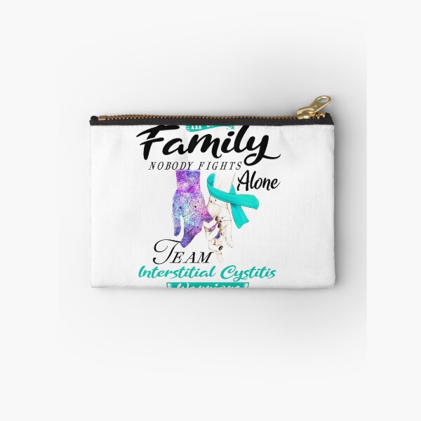 Item preview, In This Family No One Fights Alone Team Interstitial Cystitis Warrior designed and sold by deputylove.