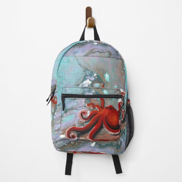 Item preview, “Octopus Dwelling” Acrylic Painting designed and sold by EvaCreature.