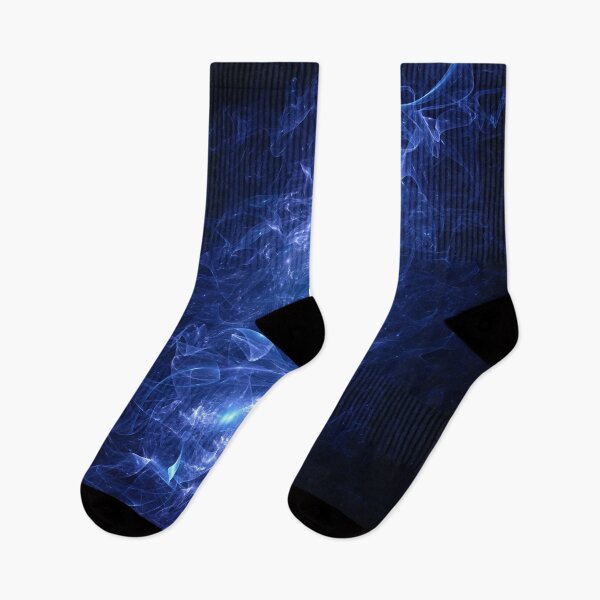 Item preview, Abstract blue pattern on black background designed and sold by tatkhagata.