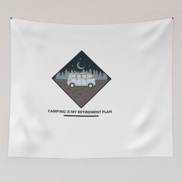 Item preview, Camping is my retirement plan designed and sold by art-fox.